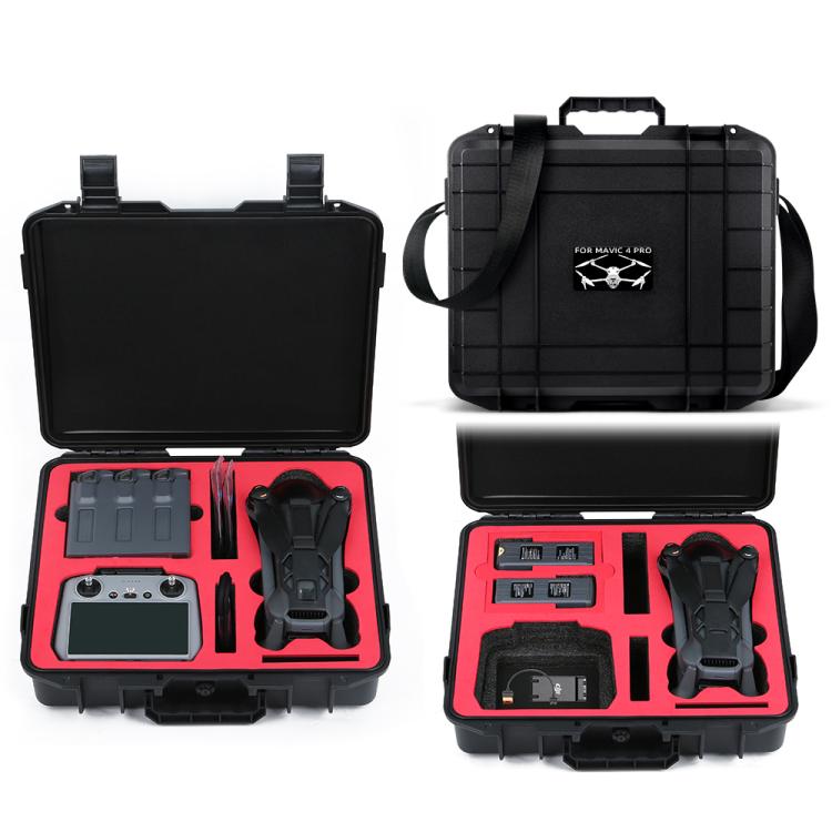 For DJI Mavic 4 Pro Fly More Combo RC 2 Explosion-Proof Box EVA Shockproof Storage Case With Shoulder Strap For DJI Mavic 4 Pro Fly More Combo RC 2 Explosion-Proof Box EVA Shockproof Storage Case With Shoulder Strap